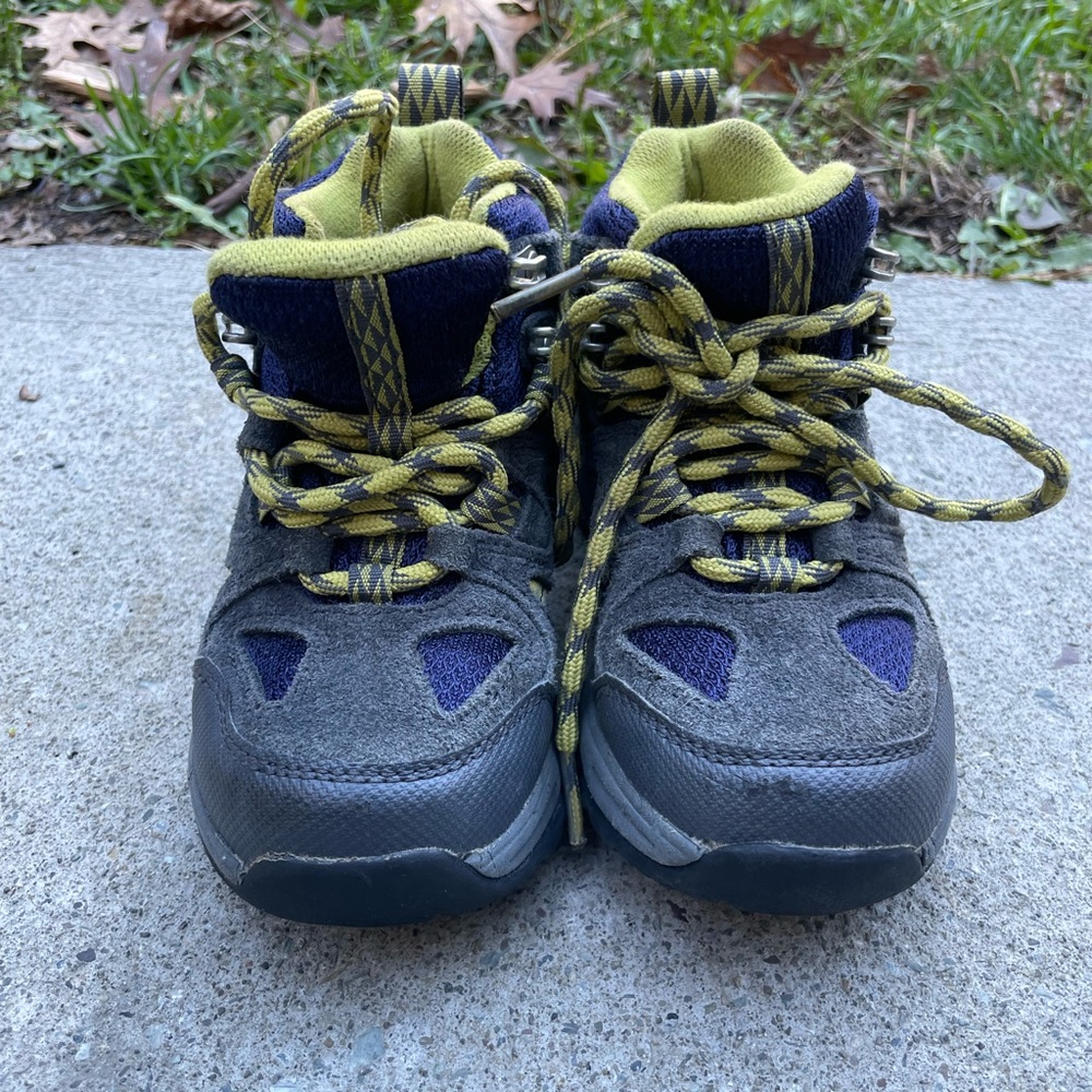 LL Bean 11c Toddler Hiking Boots EUC
